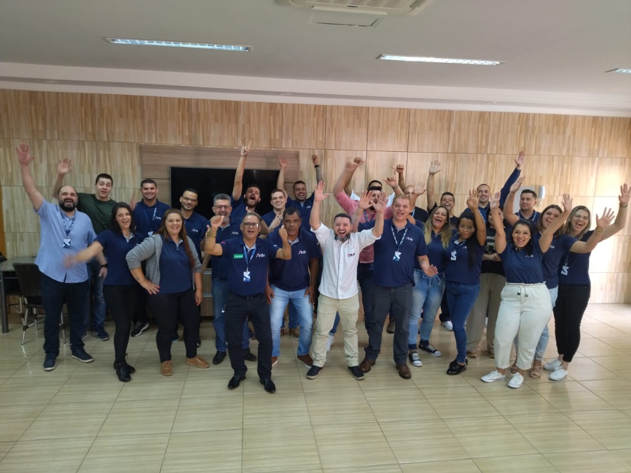 Reunião da equipe P. LARANJA