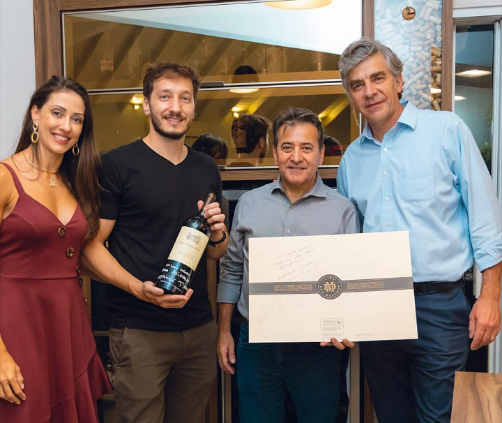 Degustação de vinhos premium da vinícola Concha y Toro