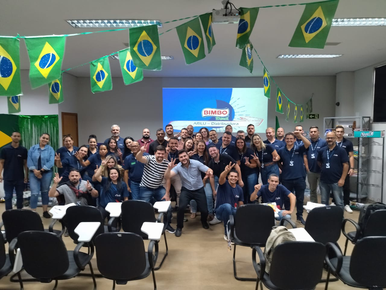 Treinamento da equipe Bimbo