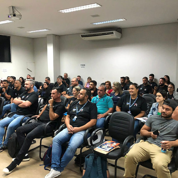 Reunião da equipe de vendas Verde